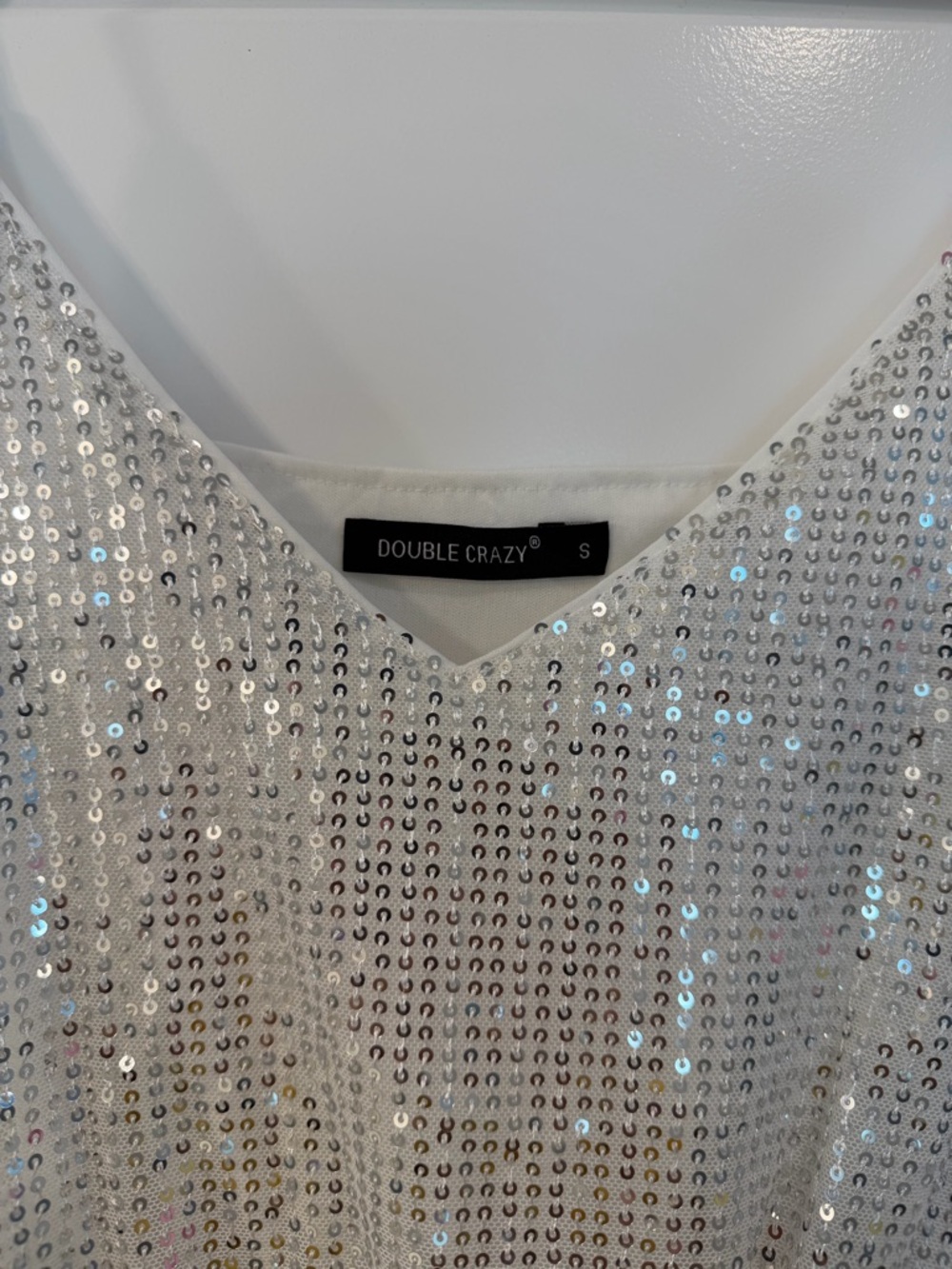 Sequin Romper- NEVER WORN, SMALL - Picture 3 of 3